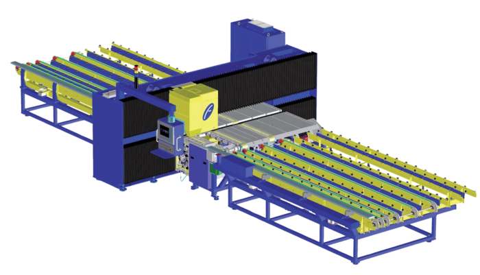 HORIZONTAL DRILLING MACHINE PLUS WATERJET BIESSE FRANCESCA FC 16M 2000/2600 WJ