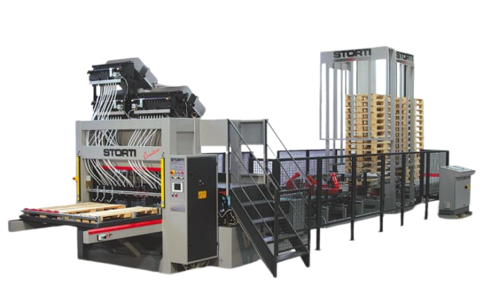 NAILING LINE FOR THE PALLETS STORTI GSI 150 AL