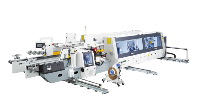 AUTOMATIC DOUBLE SIDED EDGE BANDING MACHINE NANXING NB7CCS2IIP